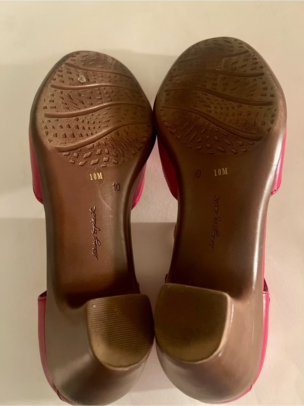 Easy Spirit Clarice Red Mary Janes with Heel, Size 10 - Picture 9 of 10